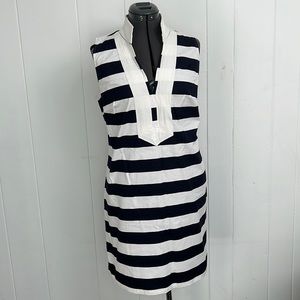 Saint to Sable Navy/White nautical dress